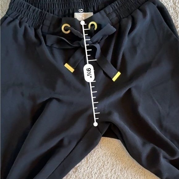 Michael Kors Women's Black Wide Leg Palazzo Pants Elastic Drawstring Waist Sz S - Picture 7 of 12